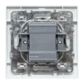 Выключатель 1-кл. СП Минск 10А IP20 с индикатором бел. Basic EKF ERV10-121-10