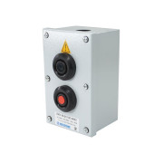 Пост кнопочный ПКУ-15-21.121-54 У2 (1хВК30-10-11110-54 (1з+1р) черн. + 1хВК30-10-11110-54 (1з+1р) красн. + PG-19) пост управления Электротехник ET054487