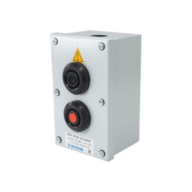 Пост кнопочный ПКУ-15-21.121-54 У2 (1хВК30-10-11110-54 (1з+1р) черн. + 1хВК30-10-11110-54 (1з+1р) красн. + PG-19) пост управления Электротехник ET054487