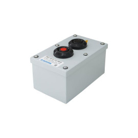 Пост кнопочный ПКУ-15-21.121-54 У2 (1хВК30-10-11110-54 (1з+1р) черн. + 1хВК30-10-11110-54 (1з+1р) красн. + PG-19) пост управления Электротехник ET054487