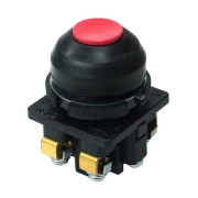 Выключатель кнопочный КЕ-081 У2 исп.2 1НО+1НЗ цилиндр 10А IP54 660В красн. Электротехник ET502359