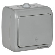 Выключатель проходной 1-кл. 1п ОП AQUATIC ВС-20-1-2-А 10А IP54 GENERICA EVA12-K03-10-54