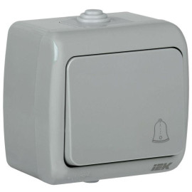 Выключатель кнопочный 1-кл. ОП AQUATIC ВС-20-1-3-А 10А IP54 GENERICA EVA14-K03-10-54