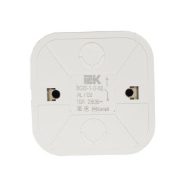 Выключатель 1-кл. ОП GLORY 10А ВС20-1-0-ХД дуб IEK EVH10-K24-10