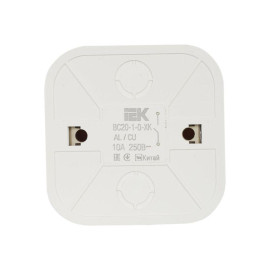 Выключатель 1-кл. ОП GLORY 10А ВС20-1-0-ХК крем. IEK EVH10-K33-10