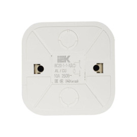 Выключатель 1-кл. ОП GLORY 10А ВС20-1-1-ХД с индикацией дуб IEK EVH11-K24-10