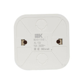 Переключатель проходной 1-кл. ОП GLORY 10А ВСп10-1-0-ХБ бел. IEK EVH12-K01-10