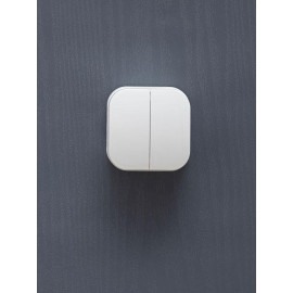 Выключатель 2-кл. ОП GLORY 10А ВС20-2-0-ХБ бел. IEK EVH20-K01-10