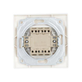 Выключатель 1-кл. СП Кварта 10А IP20 ВС10-1-0-КБ бел. GENERICA EVK10-K01-10-DM