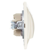 Выключатель 1-кл. СП Кварта 10А IP20 ВС10-1-1-ККм с индикацией крем. GENERICA EVK11-K33-10-DM