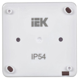 Переключатель проходной 1-кл. ОП Гермес Plus 10А IP54 ВСп20-1-0-ГПБ бел. IEK EVMP12-K01-10-54-EC