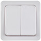 Выключатель 2-кл. ОП Гермес Plus 10А IP54 ВС20-2-0-ГПБ бел. IEK EVMP20-K01-10-54-EC
