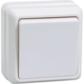 Выключатель 1-кл. ОП Октава 10А IP20 ВС20-1-0-ОБ 250В бел. GENERICA EVO10-K01-10-DC