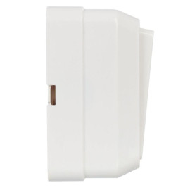 Выключатель 1-кл. ОП Октава 10А IP20 ВС20-1-0-ОБ 250В бел. GENERICA EVO10-K01-10-DC