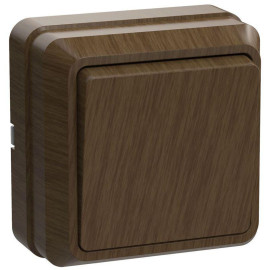 Выключатель 1-кл. ОП Октава 10А IP20 ВС20-1-0-ОД дуб GENERICA EVO10-K04-10-DC