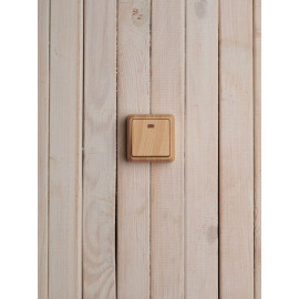 Выключатель 1-кл. ОП Октава 10А IP20 ВС20-1-1-ОС с индикацией сосна GENERICA EVO11-K03-10-DC