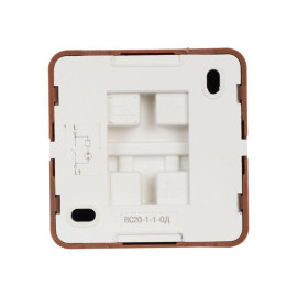 Выключатель 1-кл. ОП Октава 10А IP20 ВС20-1-1-ОД с индикацией дуб GENERICA EVO11-K04-10-DC