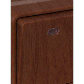 Выключатель 1-кл. ОП Октава 10А IP20 ВС20-1-1-ОД с индикацией дуб GENERICA EVO11-K04-10-DC