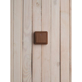 Выключатель 1-кл. ОП Октава 10А IP20 ВС20-1-1-ОД с индикацией дуб GENERICA EVO11-K04-10-DC