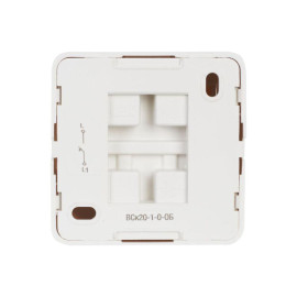 Выключатель кнопочный 1-кл. ОП Октава 10А IP20 ВСк20-1-0-ОБ бел. GENERICA EVO13-K01-10-DC