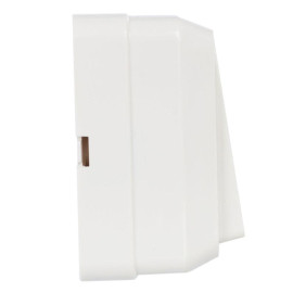 Выключатель кнопочный 1-кл. ОП Октава 10А IP20 ВСк20-1-0-ОБ бел. GENERICA EVO13-K01-10-DC