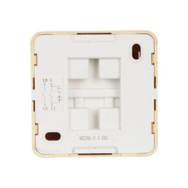 Выключатель 2-кл. ОП Октава 10А IP20 ВС20-2-1-ОС с индикацией сосна GENERICA EVO21-K03-10-DC