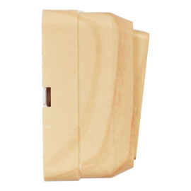 Выключатель 2-кл. ОП Октава 10А IP20 ВС20-2-1-ОС с индикацией сосна GENERICA EVO21-K03-10-DC