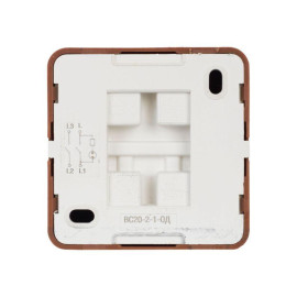 Выключатель 2-кл. ОП Октава 10А IP20 ВС20-2-1-ОД с индикацией дуб GENERICA EVO21-K04-10-DC