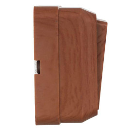 Выключатель 2-кл. ОП Октава 10А IP20 ВС20-2-1-ОД с индикацией дуб GENERICA EVO21-K04-10-DC