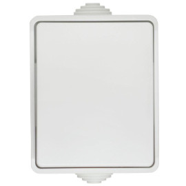 Выключатель проходной 1-кл. ОП Форс IP54 ВС20-1-0-ФБ бел. IEK EVS10-K01-10-54-DC