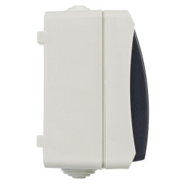 Выключатель проходной 1-кл. ОП Форс 10А IP54 ВС20-1-1-ФСр с индикацией сер. IEK EVS11-K03-10-54-DC