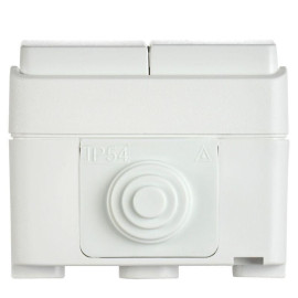 Выключатель 2-кл. ОП Форс IP54 ВС20-2-0-ФБ бел. IEK EVS20-K01-10-54-DC