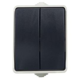 Выключатель 2-кл. ОП Форс 10А IP54 ВС20-2-0-ФСр сер. IEK EVS20-K03-10-54-DC