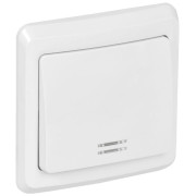 Выключатель 1-кл. СП Вега 10А IP20 ВС10-1-1-ВБ с индикацией бел. GENERICA EVV11-K01-10-DM