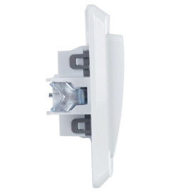 Выключатель 1-кл. СП Вега 10А IP20 ВС10-1-1-ВБ с индикацией бел. GENERICA EVV11-K01-10-DM