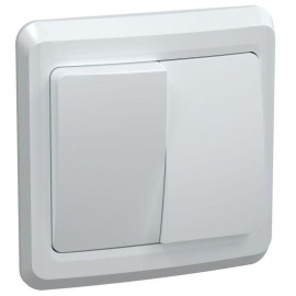 Выключатель 2-кл. СП Вега 10А IP20 ВС10-2-0-ВБ бел. GENERICA EVV20-K01-10-DM