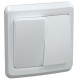Выключатель 2-кл. СП Вега 10А IP20 ВС10-2-0-ВБ бел. GENERICA EVV20-K01-10-DM