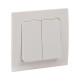 Выключатель 2-кл. Стокгольм 10А бел. PROxima EKF EXV10-023-10