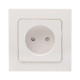 Розетка 1-м СП Стокгольм 10А IP20 без заземл. защ. шторки механизм бел. PROxima EKF EYR10-022-10