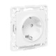 Розетка 1-м СП Стокгольм 16А с заземл. защ. шторки винтов. клеммы механизм бел. PROxima EKF EYR16-028-20