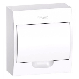 Бокс навесной ОП City9 Box 1 ряд 8мод IP40 IK07 63А 2 клеммы с бел. дверцей SE EZ9E108P2SRU