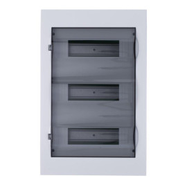 Бокс навесной ОП City9 Box 3 ряда 36мод. с прозр. дверцей SE EZ9E312S2SRU