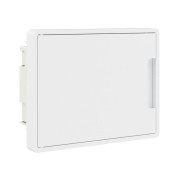 Щиток встраиваемый Фрейм (FRAME) 8мод. с бел. дверцей с 2 шинами PEN на 6 и 8 отверст. бел. DKC F08B1WW