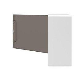 Щиток настенный Фрейм (FRAME) 12мод. с тонированной дверцей с 2 шин PEN на 8+6 отверст. бел. DKC F12W1WD