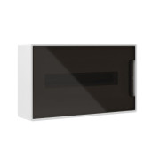 Щиток настенный Фрейм (FRAME) 18мод. IP41 с тонированной дверцей с 2 шинами PEN на 8+10 отверст. бел. DKC F18W1WD