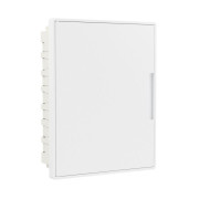 Щиток встраиваемый Фрейм (FRAME) 24мод. с бел. дверцей с 4 шинами PEN (2шт на 8 отверст. и 2шт на 6 отверст.) бел. DKC F24B1WW