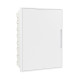 Щиток встраиваемый Фрейм (FRAME) 24мод. с бел. дверцей с 4 шинами PEN (2шт на 8 отверст. и 2шт на 6 отверст.) бел. DKC F24B1WW