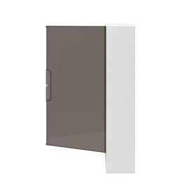 Щиток настенный Фрейм (FRAME) 36мод. IP41 с тонированной дверцей с шинами PEN 2шт 8 отверст. + 2шт 10 отверст. бел. DKC F36W1WD