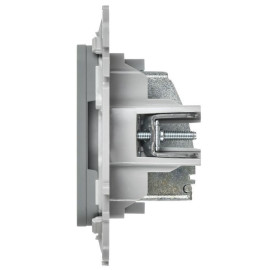 Розетка телевизионная оконечная СП FLITE РТВм-1-1-1-ФлС тип M экранир. механизм сер. IEK FI-A13-O-K03