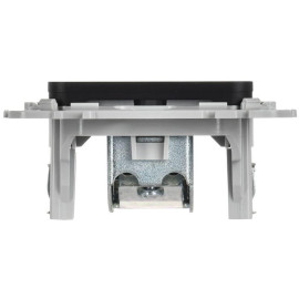 Розетка телевизионная проходная СП FLITE РТВм-1-1-2-ФлЧ тип M экранир. механизм черн. IEK FI-A13-P-K02